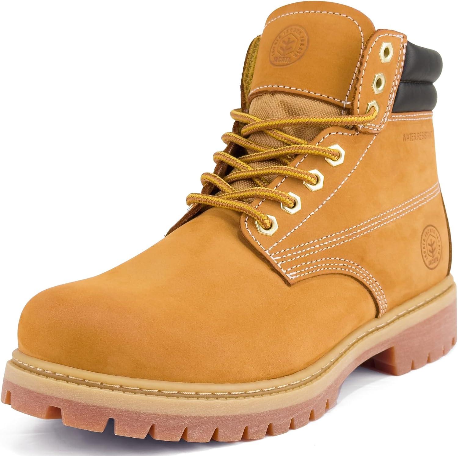 Our Take on Jacata's Rugged Leather ⁤Work Boots