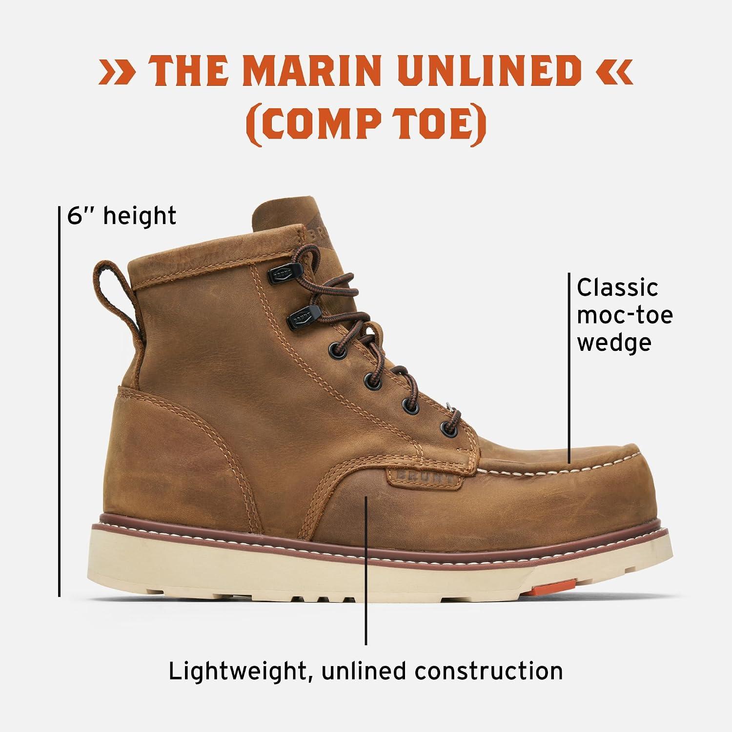 We Lace Up the BRUNT Marin Comp Toe boots