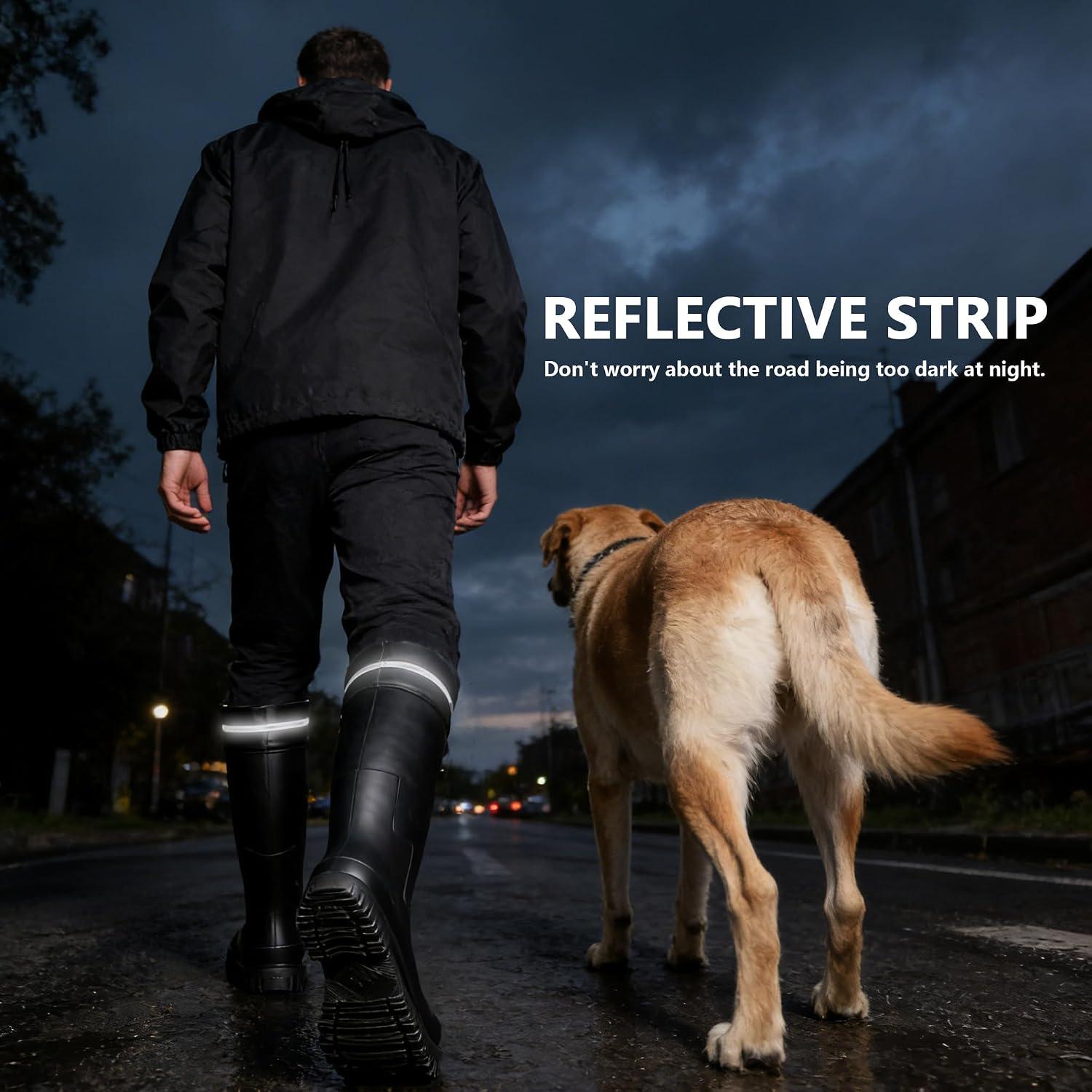 Our Take on These Knee-High Men's Rain Boots