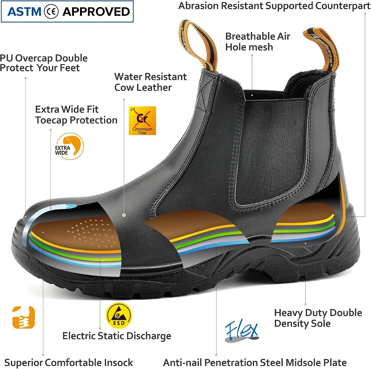 Our Take on Steel Toe Chelsea Work Boots