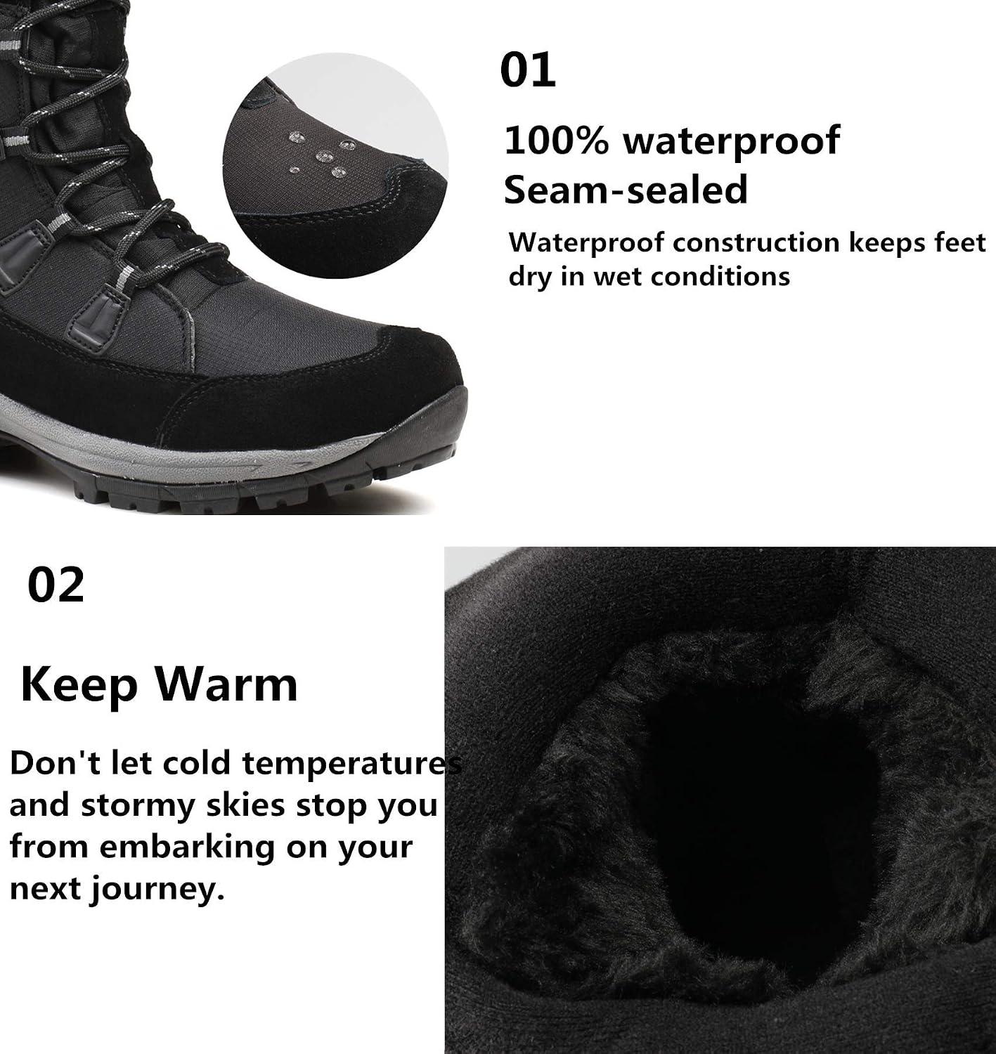 Testing ROCKMARK's winter Snow Boots on Us