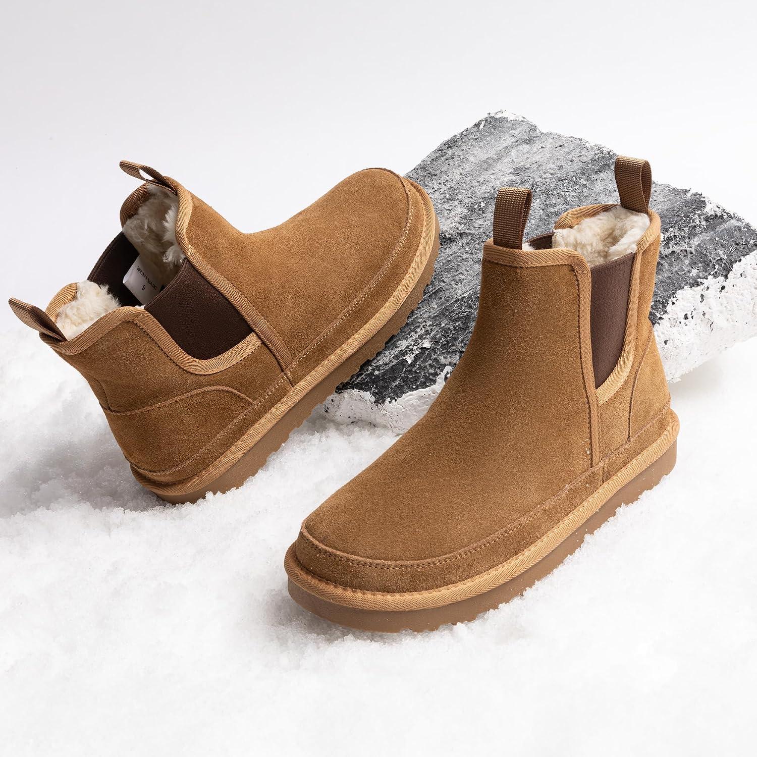Our Take on Bruno Marc FuzzyGo Winter ⁢Chelsea ‍Boots