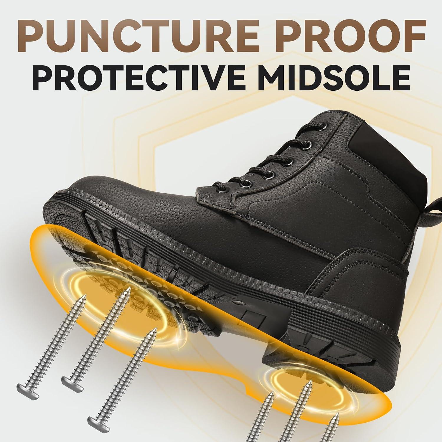 Why We Trust ANGRYRAM Steel Toe Work Boots