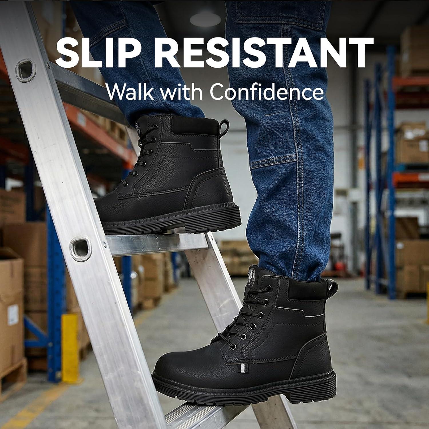 Why We Trust ANGRYRAM Steel Toe Work Boots