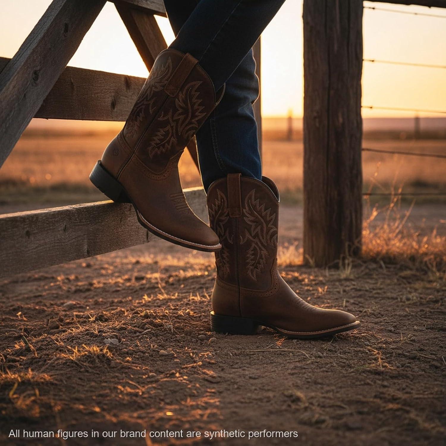We Pull On the ⁤Sureway Cowboy Boots: Our Review