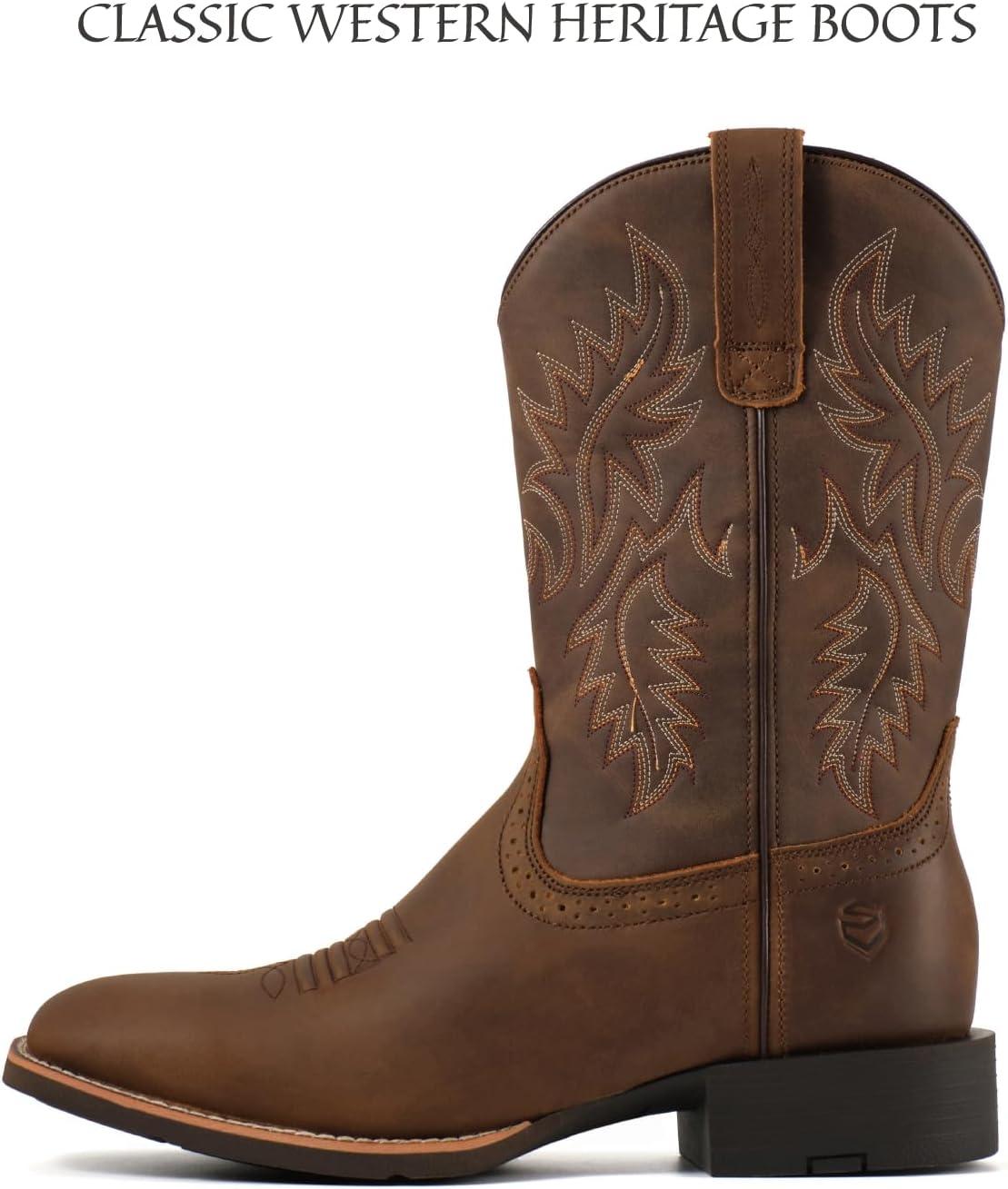 We Pull On the Sureway Cowboy Boots: Our Review