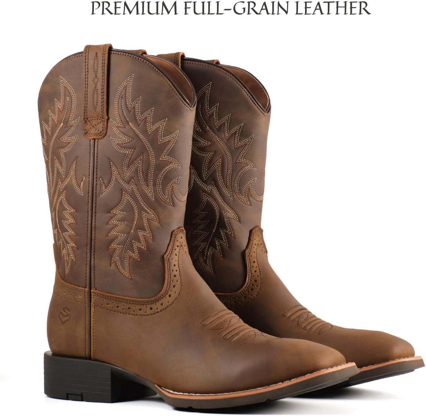 We Pull​ On the Sureway Cowboy‍ Boots: Our⁤ Review