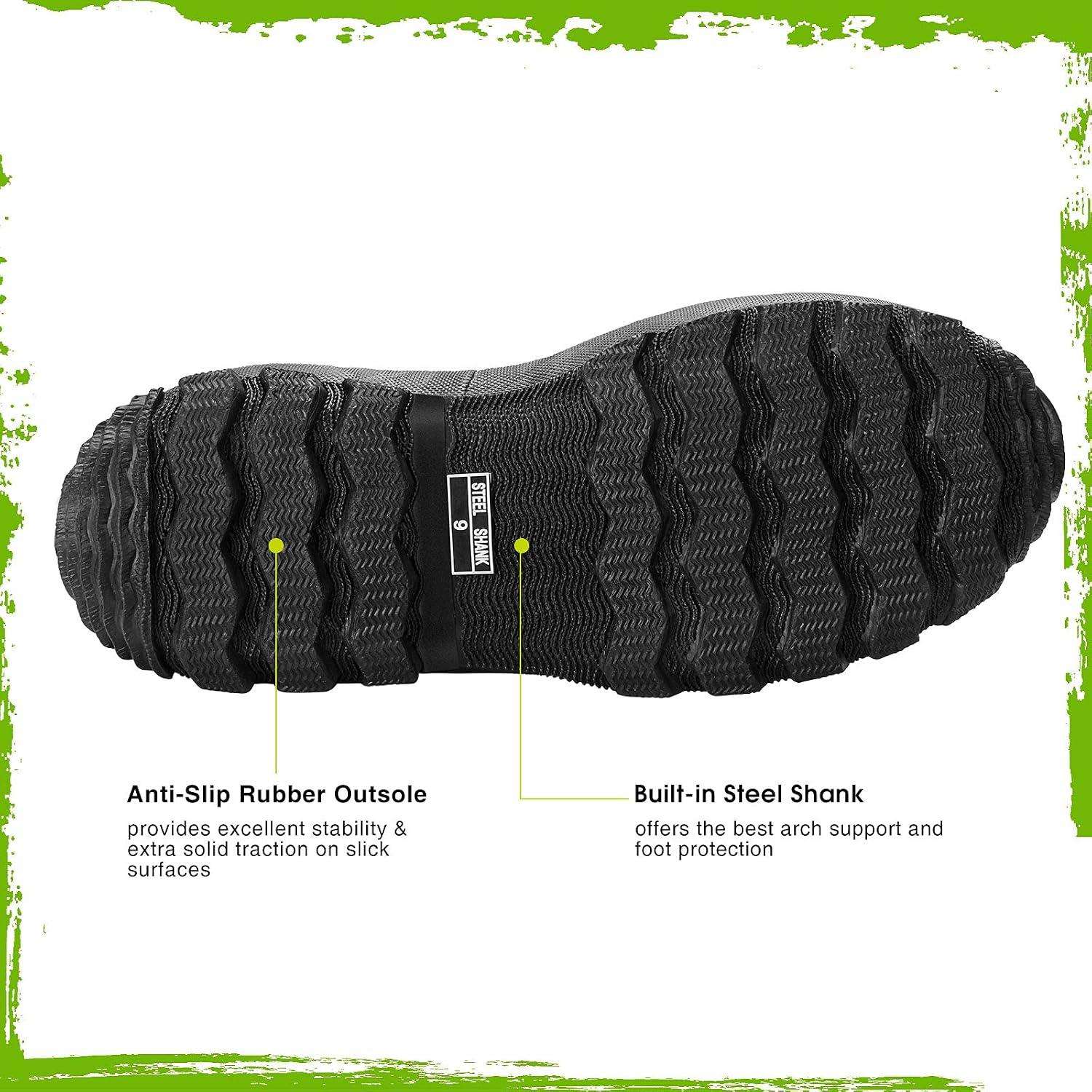 Testing TIDEWE Rubber Boots on Wet, Tough Ground
