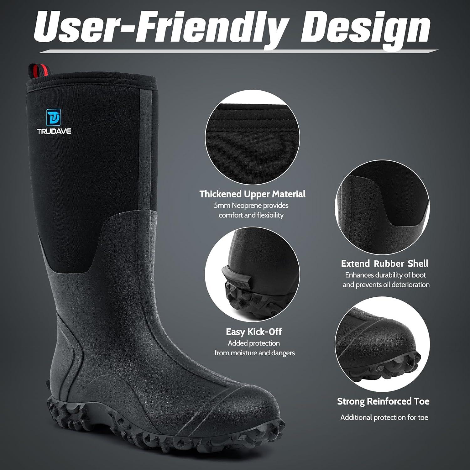 Our Take on Trudave's All-Season Rubber Work Boots