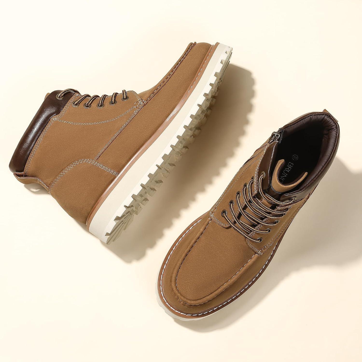 Why We Chose Bruno Marc Moc Toe Boots for Comfort