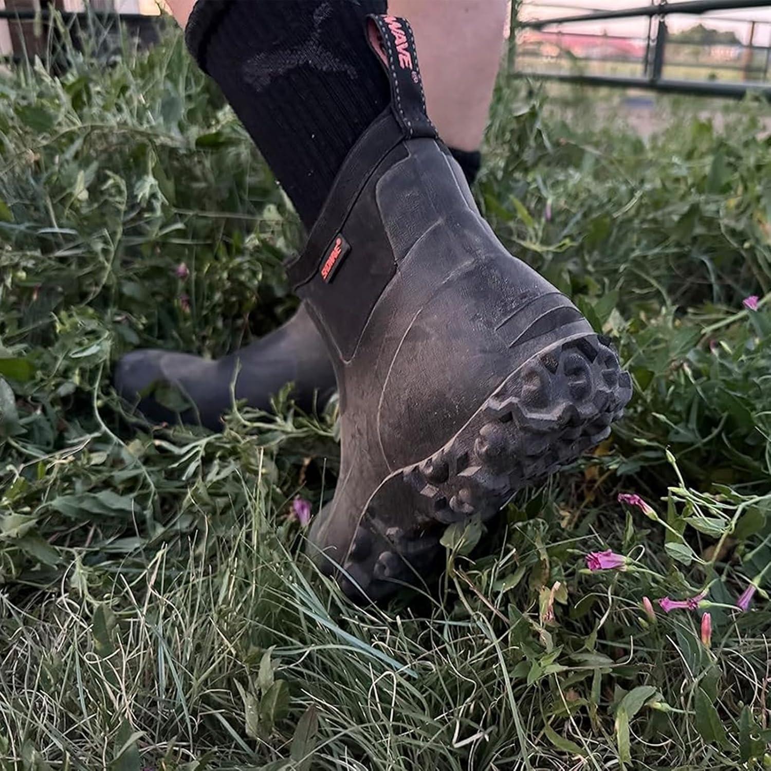 Testing showave's Ankle Rain Boots in the Mud