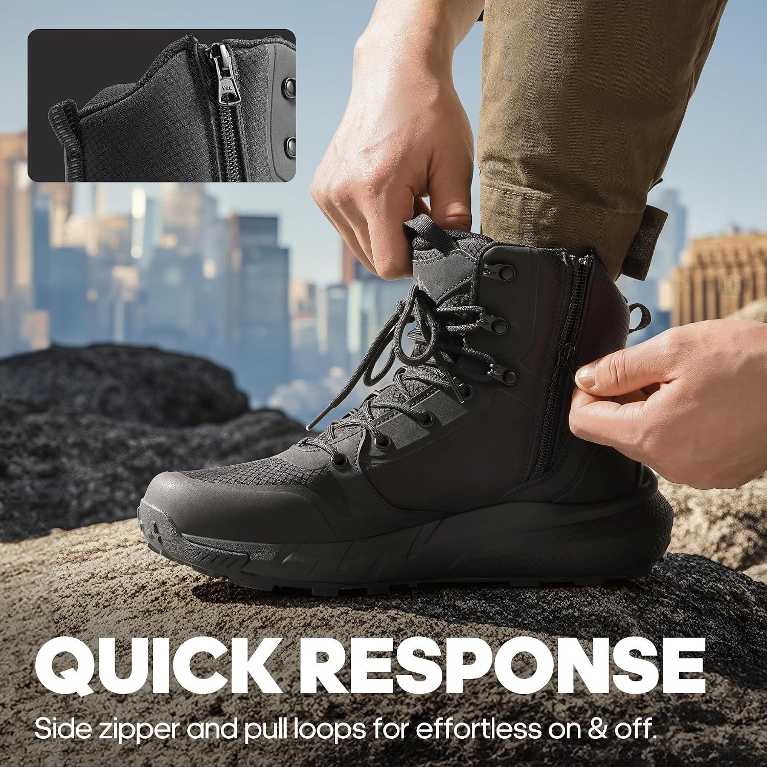 Our Take on the NORTIV 8 Tactical Zipper Boots