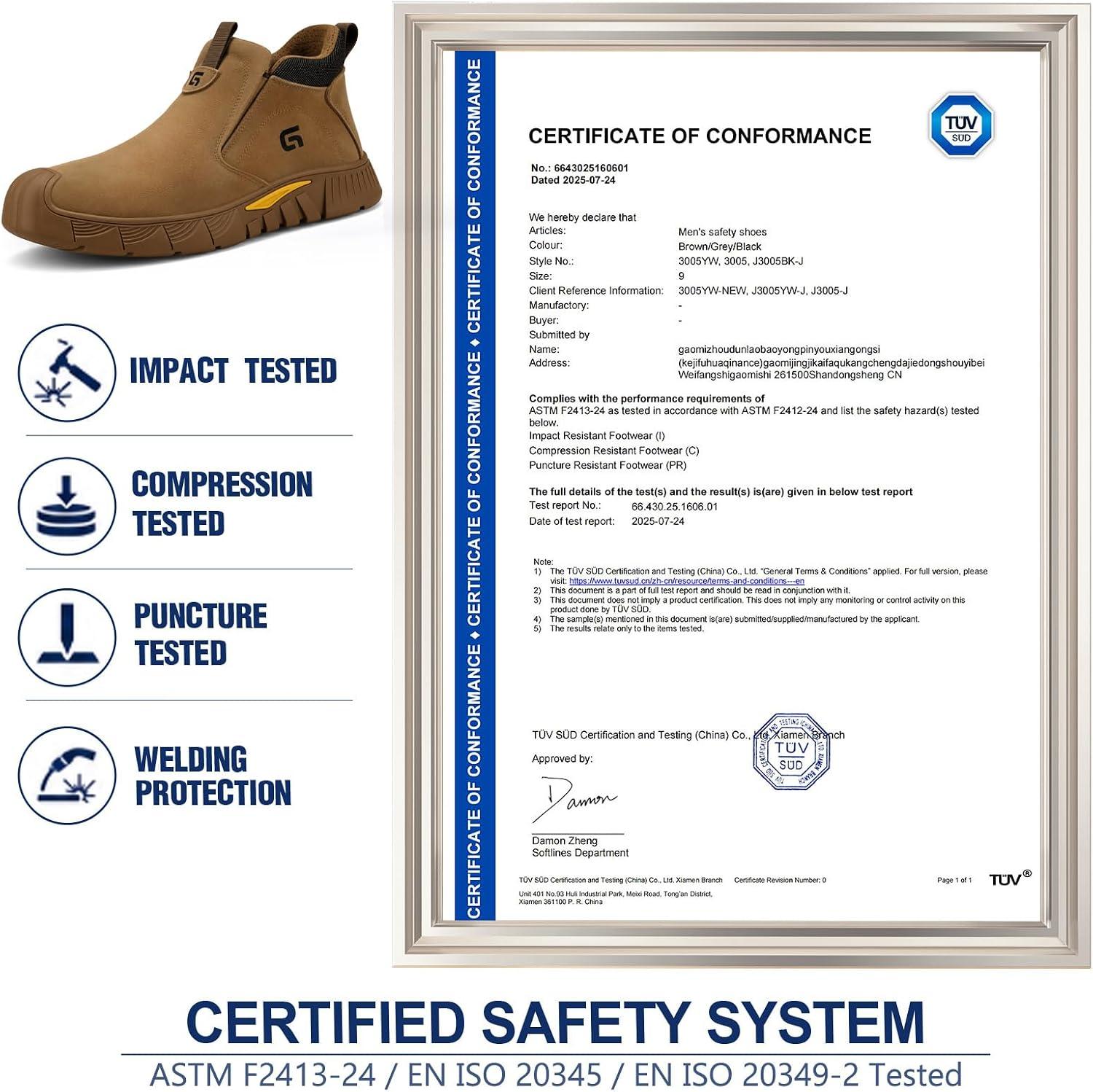 Our Take on GLANOUDUN's Mid-Top Steel Toe Slip-Ons
