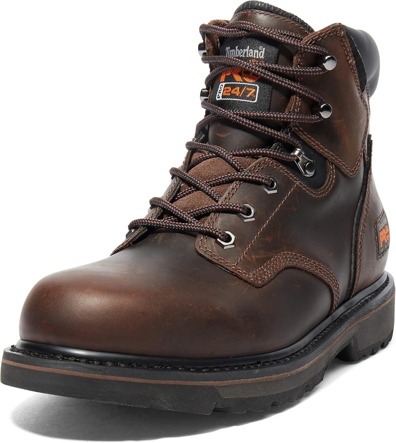 Putting the Timberland⁣ Pit Boss Soft Toe to Work
