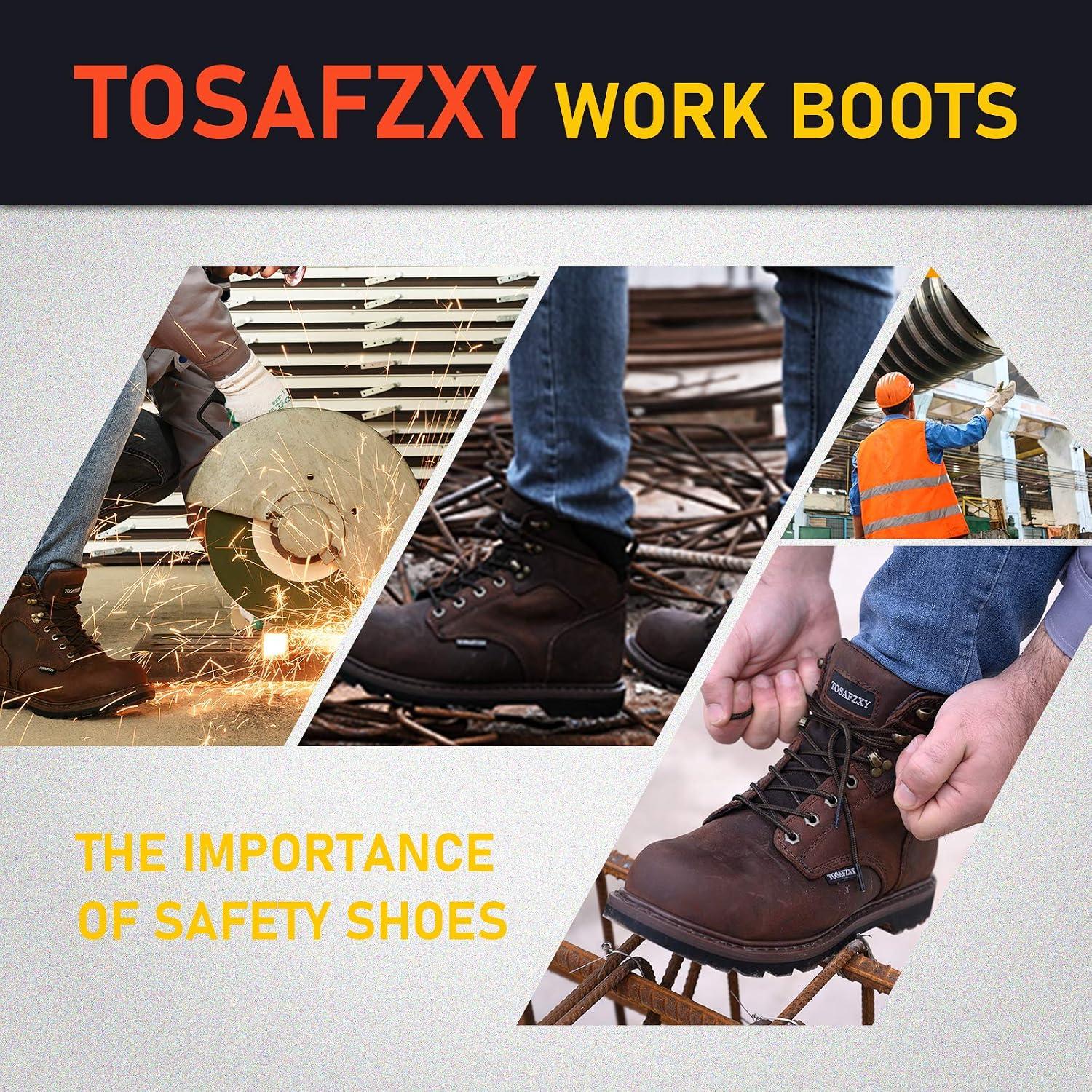 Our Hands-On Review of TOSAFZXY Steel Toe Boots
