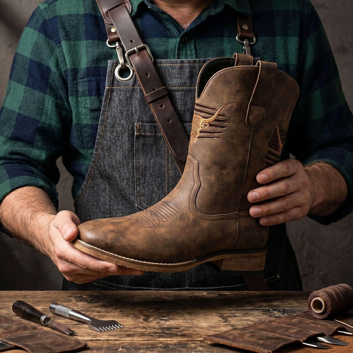 We Review Winbird's Rugged Cowboy Work Boots